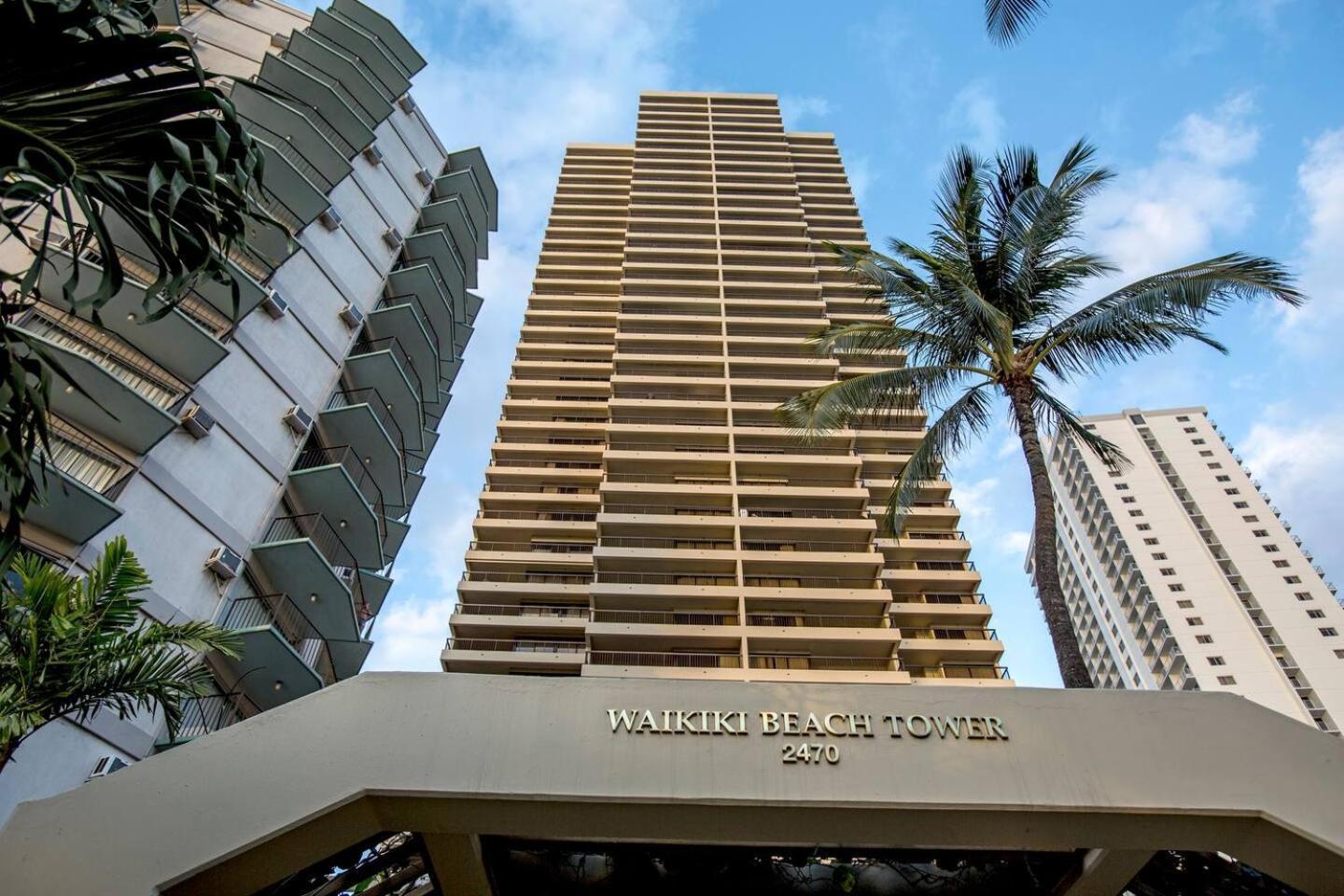 Luxury Oceanfront 2 Bedroom Apartment At Waikiki Beach Tower Хонолулу Екстериор снимка